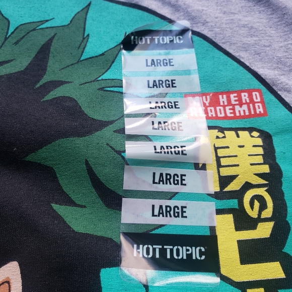 Grey My Hero Academia t-shirt. Large - Picture 2 of 5